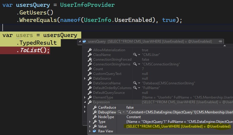 Expression DebugView