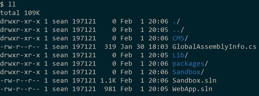 Filesystem structure of a fresh Kentico 12 MVC install