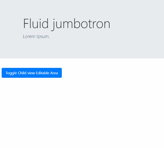Animation of expanding and collapsing child view content in CMS Page Builder UI for the Home page