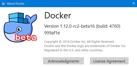 Docker for Windows (beta)